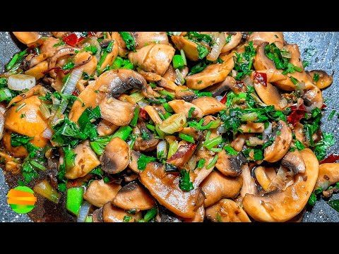 ¿Cómo hacer CHAMPIÑONES salteados AL AJILLO para acompañar tus platos fuertes?