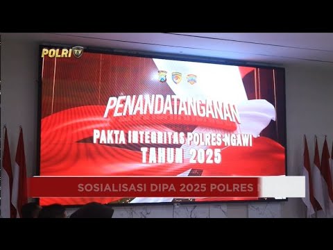 PRESISI UPDATE: OPTIMALKAN ANGGARAN, POLRES NGAWI GELAR SOSIALISASI DIPA TAHUN 2025 08/01/2025 10.00