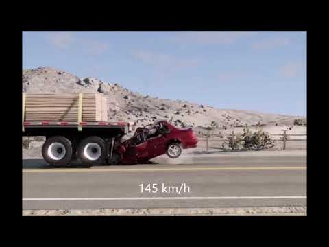 Szerokiej drogi - Crash test samochodu przy różnych prędkościach - swietokrzyskie24.eu