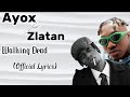 AYOX FT ZLATAN - WALKING DEAD (LYRICS VIDEO)