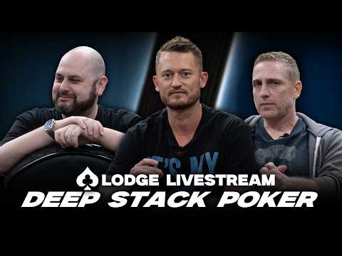 DEEP STACK $100/$200 Cash Game w/ T1000, Tito and MORE | Lodge Live Stream