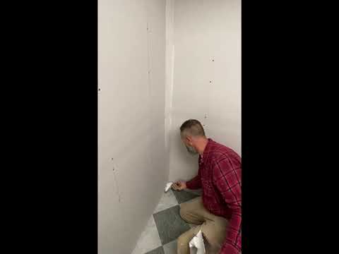 how to spackle an inside corner part one