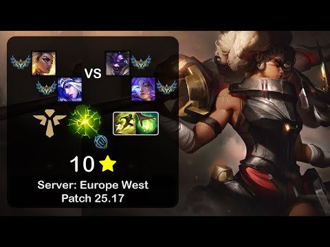 Rell Support + Ashe vs Alistar + Yunara - EUW Challenger - Patch 25.17