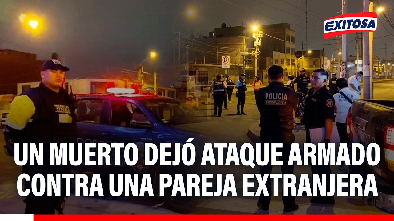 🔴🔵 SMP: Un muerto y un herido dejó ataque armado contra una pareja de nacionalidad extranjera