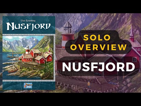 Nusfjord Board Game - Solo Overview of Setup, Components, and Actions | DaniCha