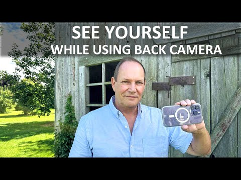 6 Ways To Use iPhone Back/Rear Camera And See Yourself, SELFIE MODE