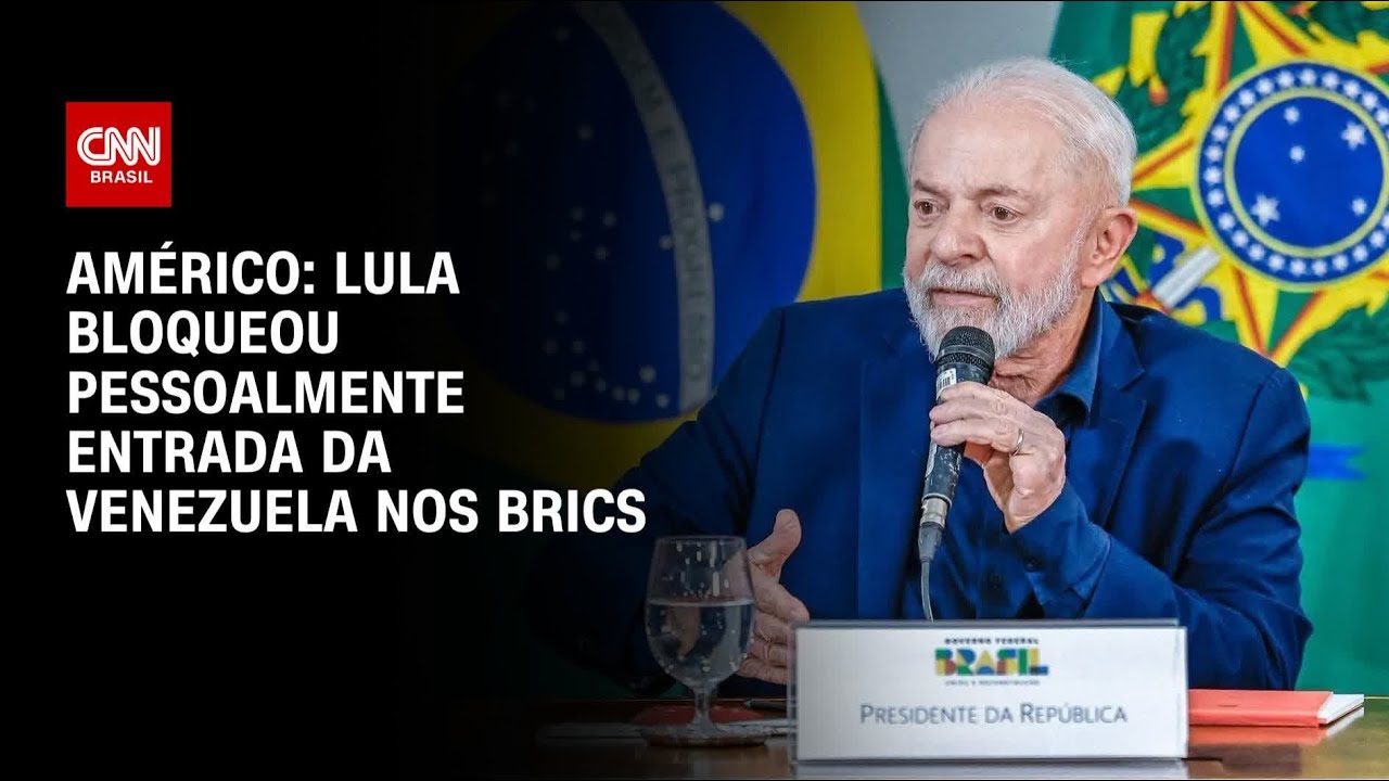 Américo: Lula bloqueou pessoalmente entrada da Venezuela nos Brics | BASTIDORES CNN