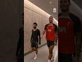 Gym time for Salah and van Dijk 💪