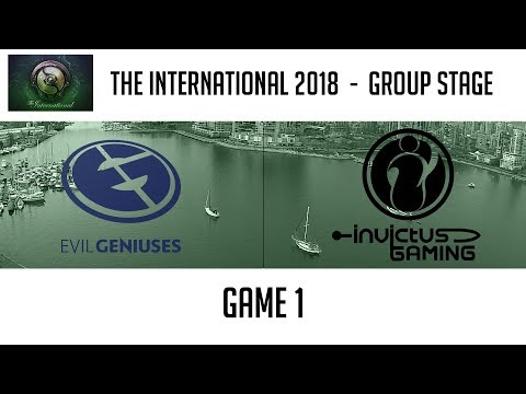Evil Geniuses vs Invictus Gaming (Game 1) | The International 2018: Group Stage