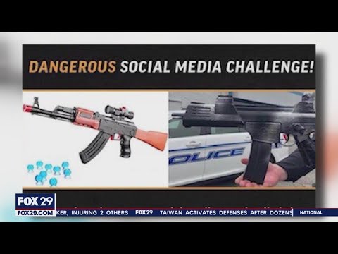 Juveniles wanted for firing gel ball gun inside Bucks County theater as part of challenge, police sa