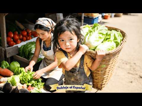 Su hija vende verduras al sol mientras él vive de lujos… hasta que mamá hereda un imperio