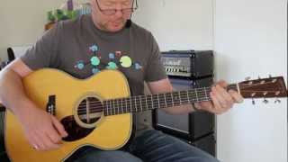 Video thumbnail for C.F. Martin & Co., OM-28E Retro Acoustic Guitar. by Brett Kingman
