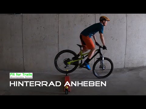 MTB-Fahrtechnik Hinterrad anheben | Fit for Trails