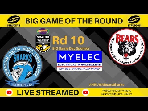 NRL WA Smarter Than Smoking Premiership 2018 Round 10 - Bears v Sharks