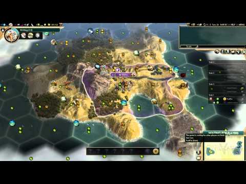 Civilization V BNW Deity Twins Ft. Pie Hunter - Part 1