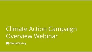 Climate Action Campaign Overview