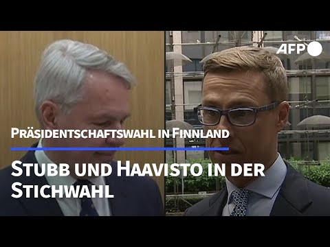 Haavisto und Stubb in Präsidentenstichwahl in Finnland | AFP