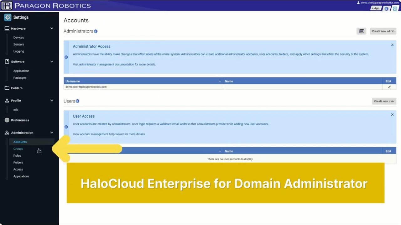 HaloCloud System introduction: First time login and walkthrough