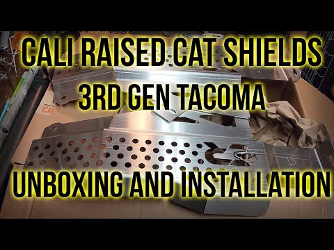 Cali Raised Catalytic Converter Shield | Toyota Tacoma | Unboxing | Installation |