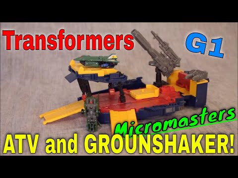 Transformers G1 Micromaster ATV Base with Groundshaker - GotBot True Review NUMBER 596