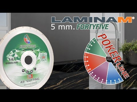DIATEX  SPA - FORTYFIVE cutting 5 mm. LAMINAM slabs (DIA038)