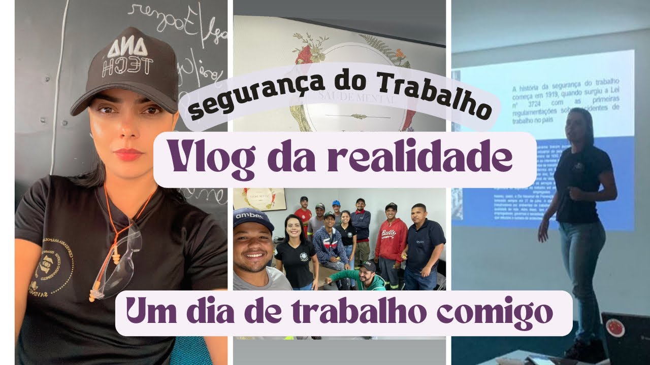 Um dia de trabalho comigo! A realidade da segurança do trabalho! O dia a dia do tst.