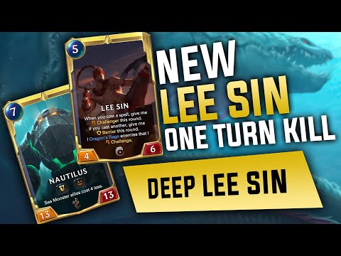 The BIGGEST Dragon Kick EVER! | Lee Sin + Nautilus Combo? | Legends of Runeterra