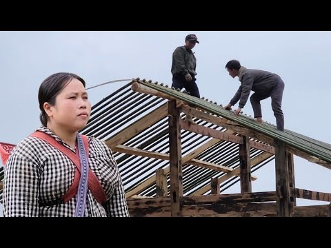 The dream house of single mother Ly Dao Hoa is gradually being completed by kind Mr. Duc