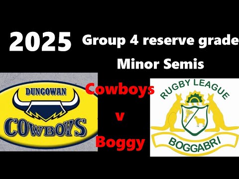 2025. Group 4 Creek minor semi Dungowan v Boggy reggies