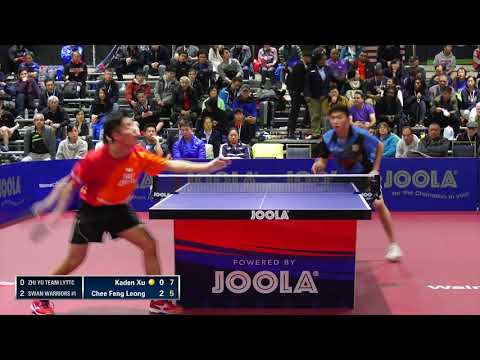 2018 JOOLA NA Teams Championships - Div 1 SF - Kaden Xu vs Chee Feng Leong (Highlights)
