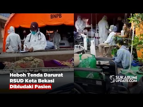 Heboh Tenda Darurat RSUD Kota Bekasi Dibludaki Pasien