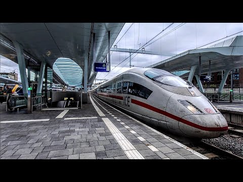 The ICE 3M, Baureihe 406 departs Arnhem towards an ominous sky - Departure -