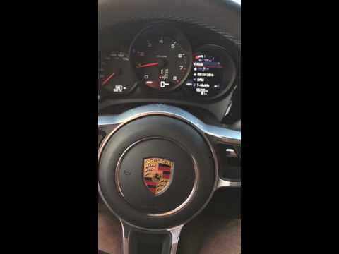 2017 Porsche Macan Launch Control