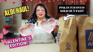 Pink Dutch Ovens at Aldi SOLD OUT FAST! | Valentine’s Haul! 💗
