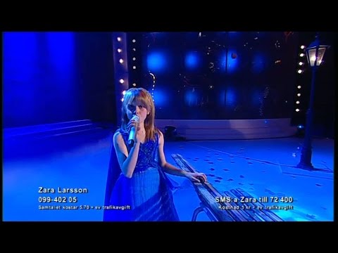 Zara Larsson sjunger My heart will go on i finalen av Talang 2008 - Talang (TV4)