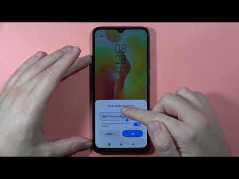 Redmi 12C: Lock Screen Name - Add or Remove Custom Text on Lock Screen #redmi