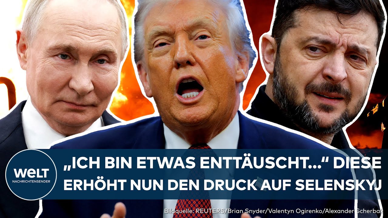 PUTINS KRIEG: "Bin enttäuscht von Selenskyj" – Mit dieser Aussage bedrängt Trump die Ukraine weiter