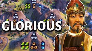 This Civ Is GLORIOUS To Play – Amazing Mountain Yields!!! (Tibet MP Civilization VI)