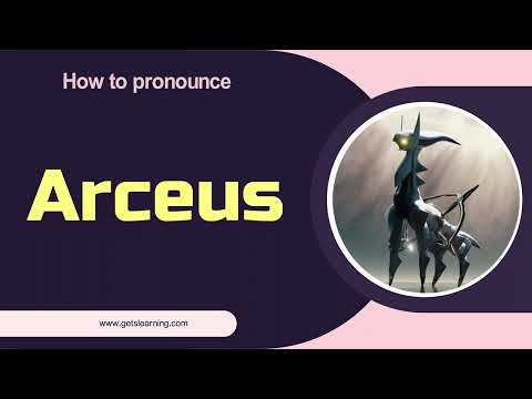 How to Pronounce Arceus in Pokémon cards Correctly