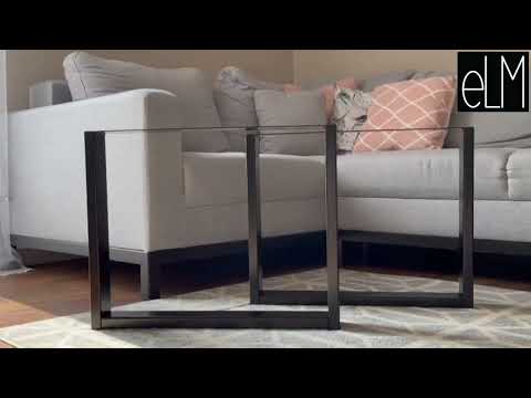 Nogi metalowe do stolika kawowego Loft .81C Struktura eLoftMeble