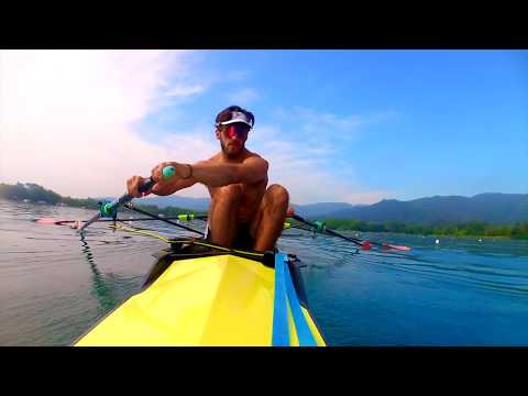 COXED SINGLE- Leander club, May Banyoles