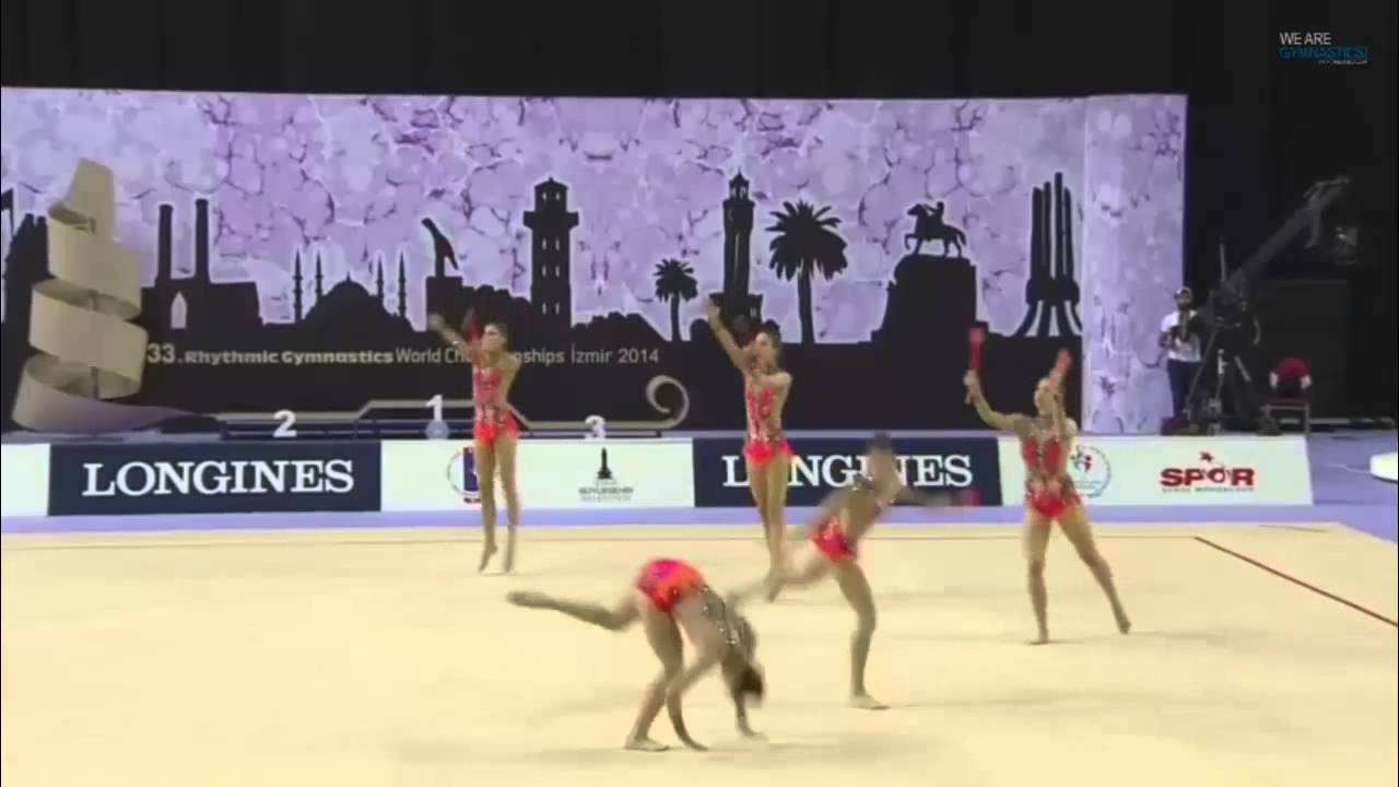 El conjunto español de gimnasia rítmica, a por medallas en en mundial
