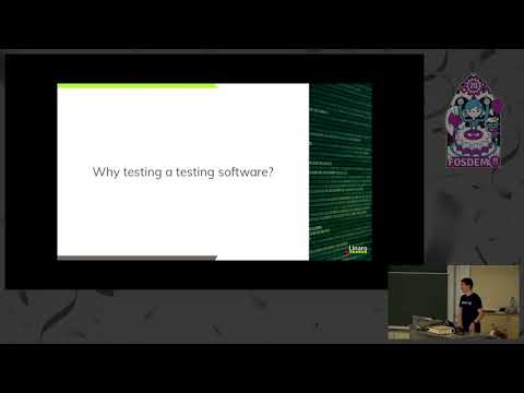 Testing a large testing software