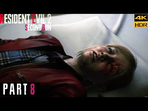 Resident Evil 2 Second Run CLAIRE PART 8: Umbrella`s N.E.S.T | 4K HDR