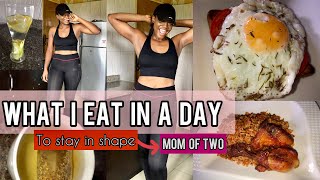 What I eat in a day to lose weight and stay in shape/healthy | EASY RECIPES AND REALISTIC #momoftwo