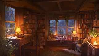 Rainy Retreat at Bookseller Cottage | Soothing Rain Sounds for Relaxation, Focus and Deep Sleep