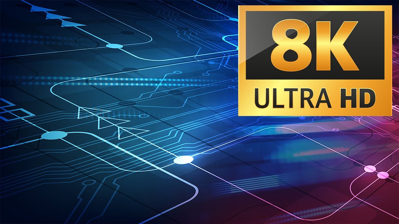 Vector Circuit Board Background Technology Illustration | 8K-UHD