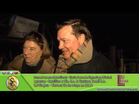 31-05-19 - Manuel Lanusse (Martillero) - Gloria Corna (Titular Cía. La Legua) - C.Pringles