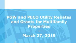 PGW and PECO Utility Rebates and Grants for Multifamily Properties