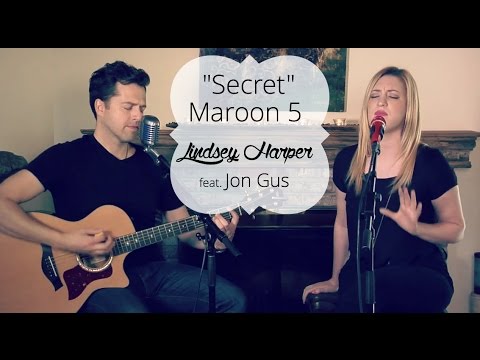"Secret," Maroon 5 - Live Acoustic Guitar Cover Lindsey Harper feat. Jon Gus